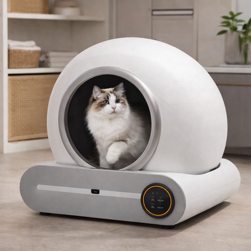 Litière Chat Automatique avec Poubelle Automatique
